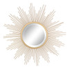 STONEYBRAND ROUND 23" ANTIQUE GOLD METAL WALL MIRROR HANGING BRACKET SB-6139A