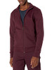 AE1897988 Amazon Men's Sweatshirt, Mock Neck, Fleece Zip Up, Burgundy, M New