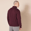 AE1897988 Amazon Men's Sweatshirt, Mock Neck, Fleece Zip Up, Burgundy, M New