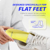 VALSOLE HEAVY DUTY SUPPORT ORTHOTIC INSOLES MEN 10/WOMEN 12 YELLOW WHITE