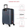 SWISSGEAR ENERGIE HARDSIDE EXPANDABLE LUGGAGE SPINNER WHEELS 3 PIECE - NAVY