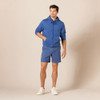 AE1811028 AMAZON ESSENTIALS MEN'S 7" CHINO SHORTS MEN 32 DARK BLUE
