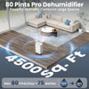 DGVAM 4500 SQ. FT DEHUMIDIFIER MAX 80 PINT DEHUMIDIFIER V1-WHITE