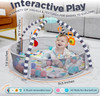 JOY AND LOTUS 5 IN 1 BABY PLAY GYM AND BALL PIT ACTIVITY GYM WITH 6 TOYS, BALLS