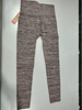 SHOSHO LEGGINGS HIGH WAISTED CROP ACTIVEWEAR SIZE: S/M - DARK GRAY HEATHER