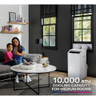GE PROFILE 450 SQ. FT. 10,000 BTU SMART PORTABLE AIR CONDITIONER - WHITE