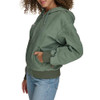 LW5RC096 Levi's Women's Workwear Hoody Bomber Laurel Green (Unfilled) X-Large