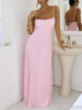 PRINCESS POLLY WOMEN'S SOUTH OF FRANCE MAXI DRESS - SIZE 6 (AU/UK W10) - PINK New