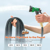 Flexi Hose with 8 Function Nozzle, 50FT - Lightweight Expandable Hose