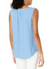 Amazon Essentials Women's Relaxed Fit Sleeveless V-Neck Woven Shirt - Blue, XS New