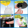 MAXX BUBBLES BUBBLE LIGHT SHOW LARGE BUBBLE MACHINE DISCO LIGHT - 470917 - BLACK New