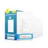 MEROSS 4 PACK SMART DIMMER SWITCH SINGLE POLE APPLE HOMEKIT, ALEXA, NEUTRAL WIRE