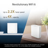 ASUS ZenWiFi Whole-Home Dual-Band Mesh WiFi 6 System XD6 White - 2 Pack