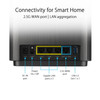 ASUS ZenWiFi - AX7800 WiFi 6 AiMesh Home Wireless System - Black (2-Pack)