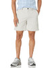 AMAZON ESSENTIALS MEN'S SLIM-FIT 7" CHINO SHORT - SIZE: MEN 32 - SILVER/GRAY