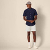 AMAZON ESSENTIALS MEN'S SLIM-FIT 7" CHINO SHORT - SIZE: MEN 32 - SILVER/GRAY