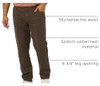 GT1901442 Amazon Essentials Men's Skinny-Fit 5-Pocket Chino Pants Brown 32 X 31 New