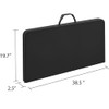 CoscoProducts COSCO XL 38.5" Fold-in-Half Card Table w/Handle B0C6N8XSCC - Black New