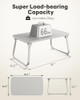 Leather Foldable Lap Desk Laptop SAIJI Bed Tray Table Portable B08X6SKRCJ New