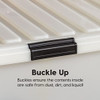 IRIS USA 5Pack 68qt/17gal Clear View Plastic Storage Bin with Lid - NEW New