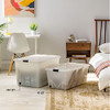 IRIS USA 5Pack 68qt/17gal Clear View Plastic Storage Bin with Lid - NEW New