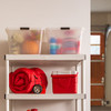 IRIS USA 5Pack 68qt/17gal Clear View Plastic Storage Bin with Lid - NEW New