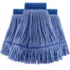 (3 Pack) Mop Head Replacement, Cotton Looped End String, Robot Mop Heads - Blu New