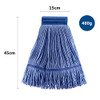 (3 Pack) Mop Head Replacement, Cotton Looped End String, Robot Mop Heads - Blu New