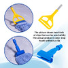 (3 Pack) Mop Head Replacement, Cotton Looped End String, Robot Mop Heads - Blu New