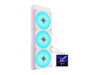Lian Li Hydroshift II-S 360 CL ARGB Liquid CPU Cooler - 360mm AIO - 3.4" IPS LCD