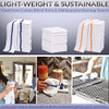 GOLD TEXTILES 120PC New Cotton Blend White Restaurant Bar Mops Kitchen Towels New