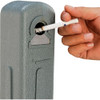 Global Industrial Free Standing Outdoor Cigarette Receptacle Ashtray - Gray New