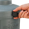 Global Industrial Free Standing Outdoor Cigarette Receptacle Ashtray - Gray New