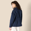 AMAZON ESSENTIALS WOMEN'S RELAXED-FIT DROPPED SHOULDER MIDWEIGHT JACKET NAVY XL New
