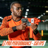 NERF PRO STRYFE X DART SEMI-AUTO BLASTER, 30 DARTS, EYEWEAR - ORANGE/GRAY