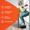 LIFE PRO VIBRATION PLATE EXERCISE MACHINE WAIST-LEVEL MAGNETIC - DARK GRAY New