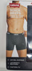 LEVI'S MEN'S 4-PACK BOXER BRIEF, SOFT COTTON TAG-FREE - SIZE: MEN M - BLACK New