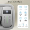 ANDTE 80 PINTS DEHUMIDIFIER FOR HOME BASEMENT COVERS UP TO 1,800 SQ. FT - WHITE