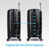 AMERICAN TOURISTER STRATUM 2.0 HARDSIDE EXPANDABLE LUGGAGE, 3PC - JET BLACK