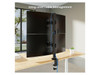 SIIG Dual 38" Stack Monitor Pole Mount - Black - Fits 13-38" Screens, up to 26.5