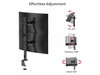 SIIG Dual 38" Stack Monitor Pole Mount - Black - Fits 13-38" Screens, up to 26.5