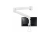 SIIG Medical Grade Single 32 inch Monitor Long Arm Wall Mount 17.6 lbs-White -