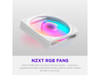NZXT F120 RGB White 120mm PWM Addressable RGB Case Fan