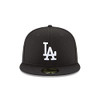NEW ERA MLB UNISEX-ADULT LOS ANGELES DODGERS MEN 7 1/8 WOMEN 7 1/8 BLACK/WHITE