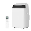 EXPLOREHORIZON 14000 BTU PORTABLE AIR CONDITIONERS, 3 IN 1 - WHITE-BLACK