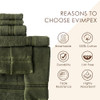 Evimpex Towels 8 Pack Luxury Towel Set 2 Bath Towels 2 Hand Towels 4 Wash Cloths