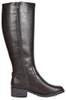 TOETOS WOMEN'S MIRRAN BROWN FASHION KNEE HIGH RIDING BOOTS SIZE 7 M