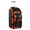 TRAVELERS CLUB XPEDITION 30" MULTI-POCKET UPRIGHT ROLLING DUFFEL - BRIGHT ORANGE