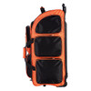 TRAVELERS CLUB XPEDITION 30" MULTI-POCKET UPRIGHT ROLLING DUFFEL - BRIGHT ORANGE