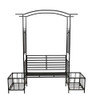 Better Garden Steel Garden Arch with Seat and Plant Basket B08MTZ1VND - New New